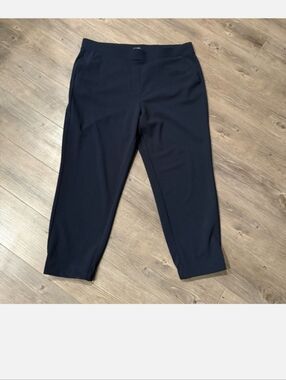 NWT Loft Pull On SIim Ankle Pants Navy, XL